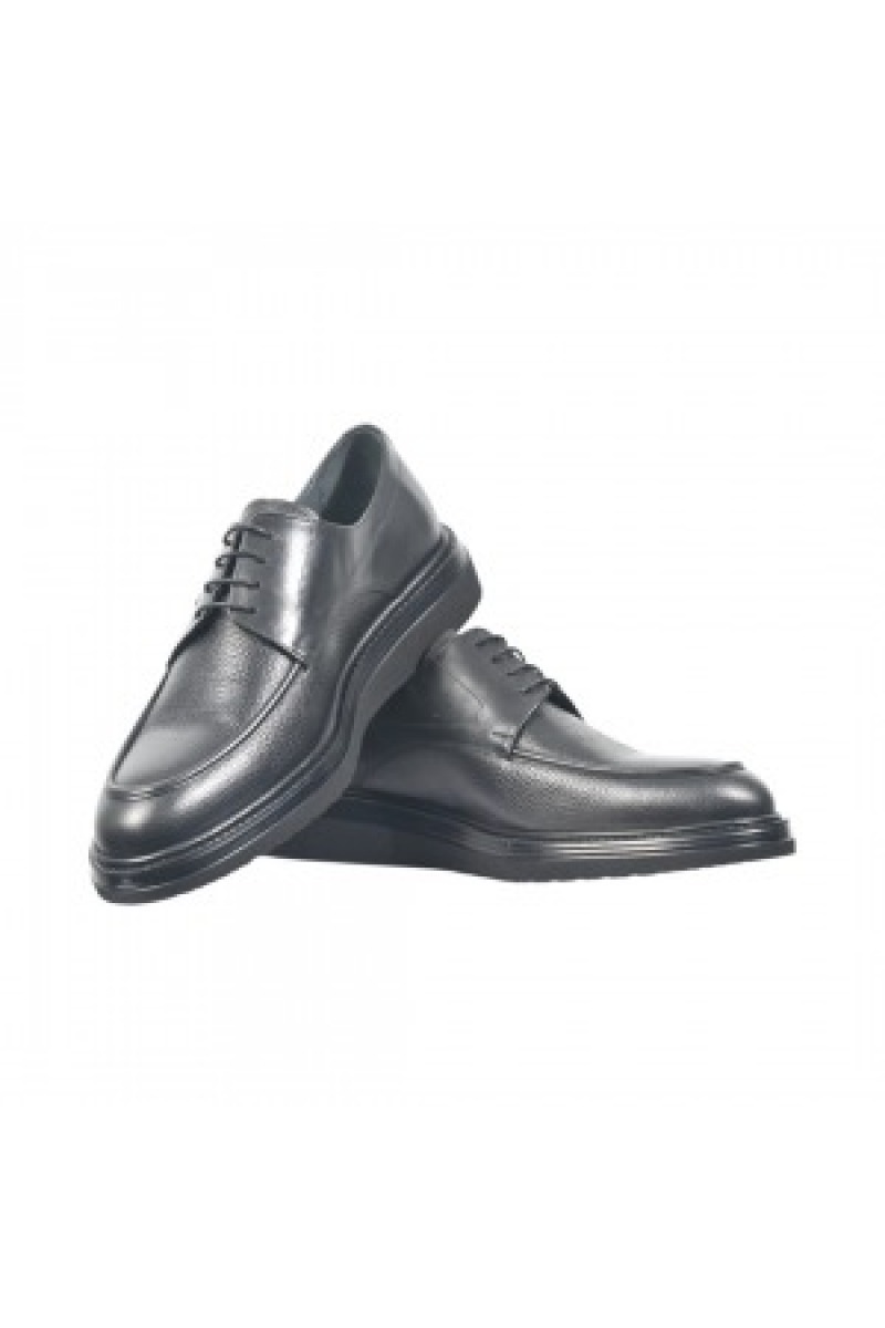 618 Bs.Siyah Deri Klasik Erkek Ayakkabı